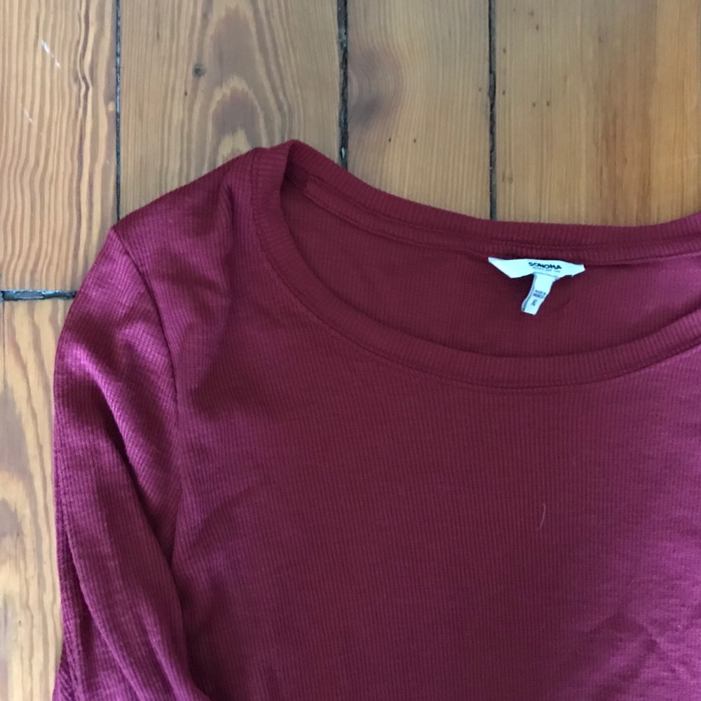 Burgundy T-shirt